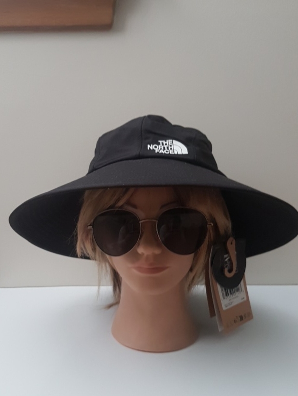 The North Face Women's Black Wide-Brim Sun Hat with Logo